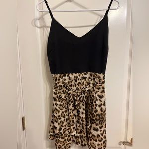 Leopard Print Romper